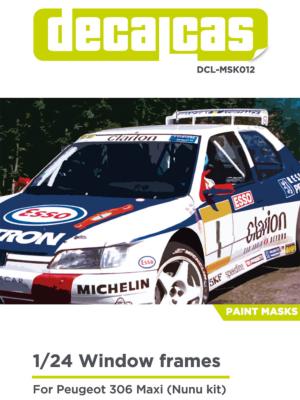 WINDOWS MASK 1/24 PEUGEOT 306 MAXI NUNU - DECALCAS - DCL-MSK012