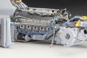 TD23280 - 1/12 WILLIAMS FW14B DETAIL SET 6A ENGINE RS3C - TOP STUDIO