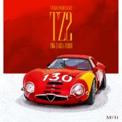 1/12 maquette en kit - ALFA ROMEO TZ 2 1000km Nurburgring  / sebring1966 - model factory hiro K850 - PRECOMMANDE