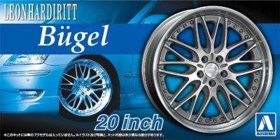 1/24 - 4 Roues Leonhardiritt bügel  -20 pouces - AOSHIMA - AOS05382