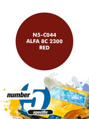 PEINTURE POUR AEROGRAPHE ALFA 8C RED -30 ML - NUMBER FIVE- N5-C044