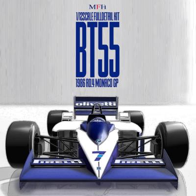1/12 maquette en kit - Brabham BT55 Monaco 1986 - model factory hiro K855 Précommande