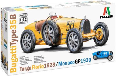 1/12 maquette à monter - BUGATTI TYPE 35B TARGA FLORIO 1928/MONACO 1930- ITALERI - ITA4716