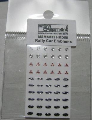 1/24 RALLY CAR EMBLEMS - MSMA032