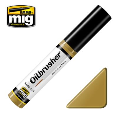 Peinture a l'huile Oil Brusher terre seche - 10ml - Ammo- Mig-3534