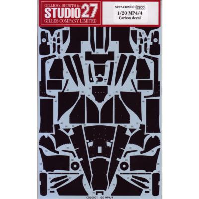 1/20 MC LAREN MP4/5 CARBON DECAL - STUDIO27 - S27-CD20001