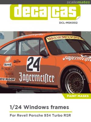 WINDOWS MASK 1/24 PORSCHE 934 RSR TURBO - DECALCAS - DCL-MSK002