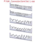 1/12 HOSE JOINTS L - CONNECTORS - model factory hiro P1164