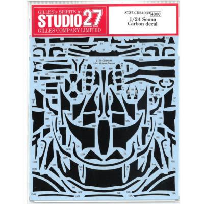 1/24 MC LAREN SENNA CARBON DECAL - STUDIO27 - CD24039