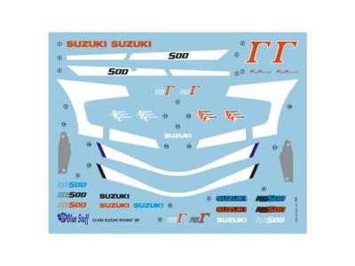 DECAL 1/12 - SUZUKI RG500 89' - BLUE STUFF - BS12-028