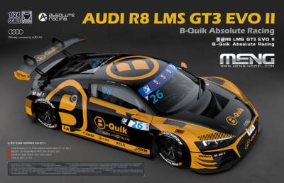 1/24 Maquette AUDI R8 LMS GT3 EVOII B QUICK ABSOLUTE RACING - MENG CS-011