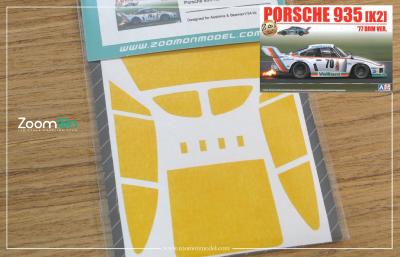 ZD101 - 1/24 MASQUE PEINTURE VITRAGE  PORSCHE 935 K3- ZoomOn- 